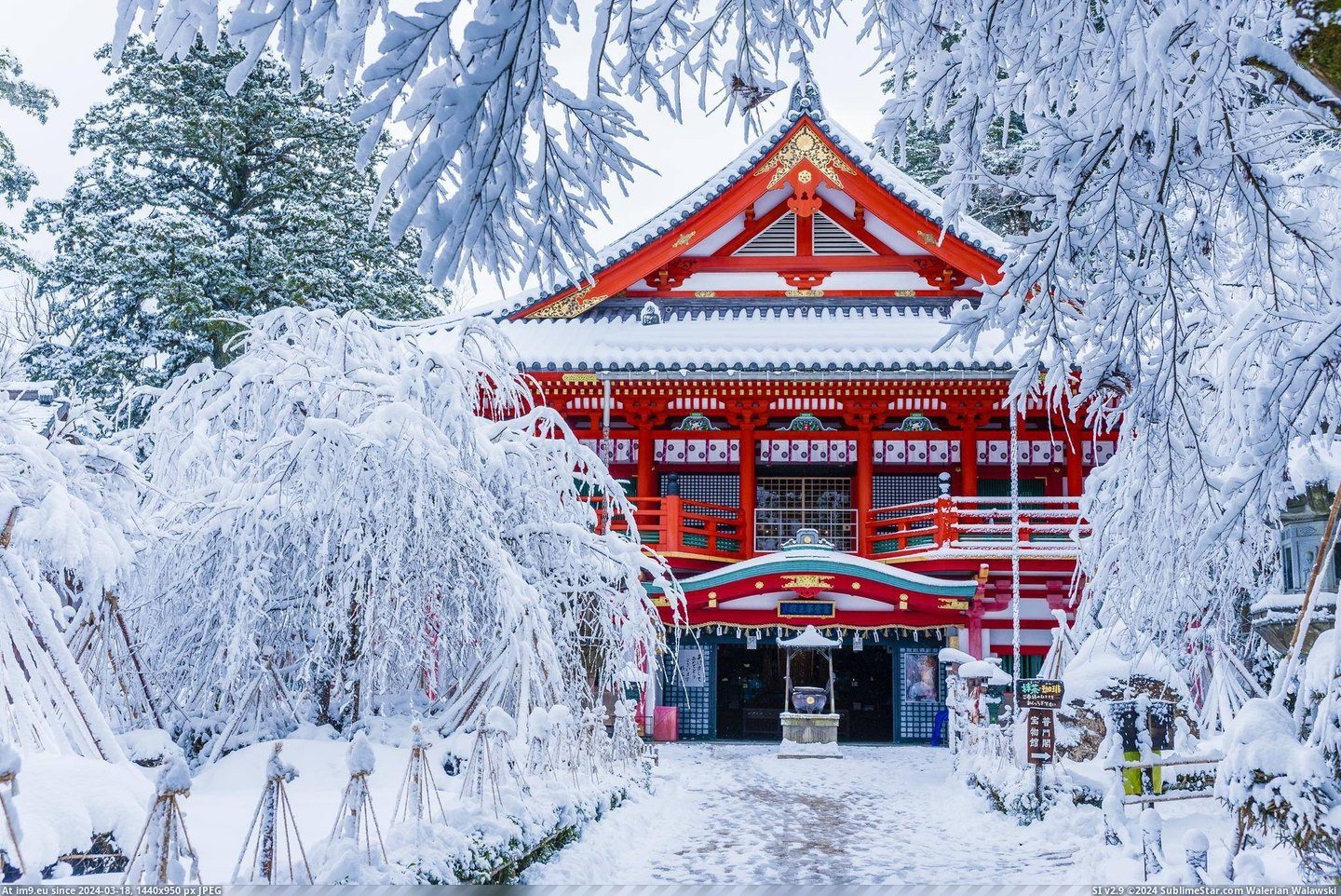 #Winter #Temple #Natadera #Japan [Pics] Natadera Temple in winter, Japan Pic. (Изображение из альбом My r/PICS favs))