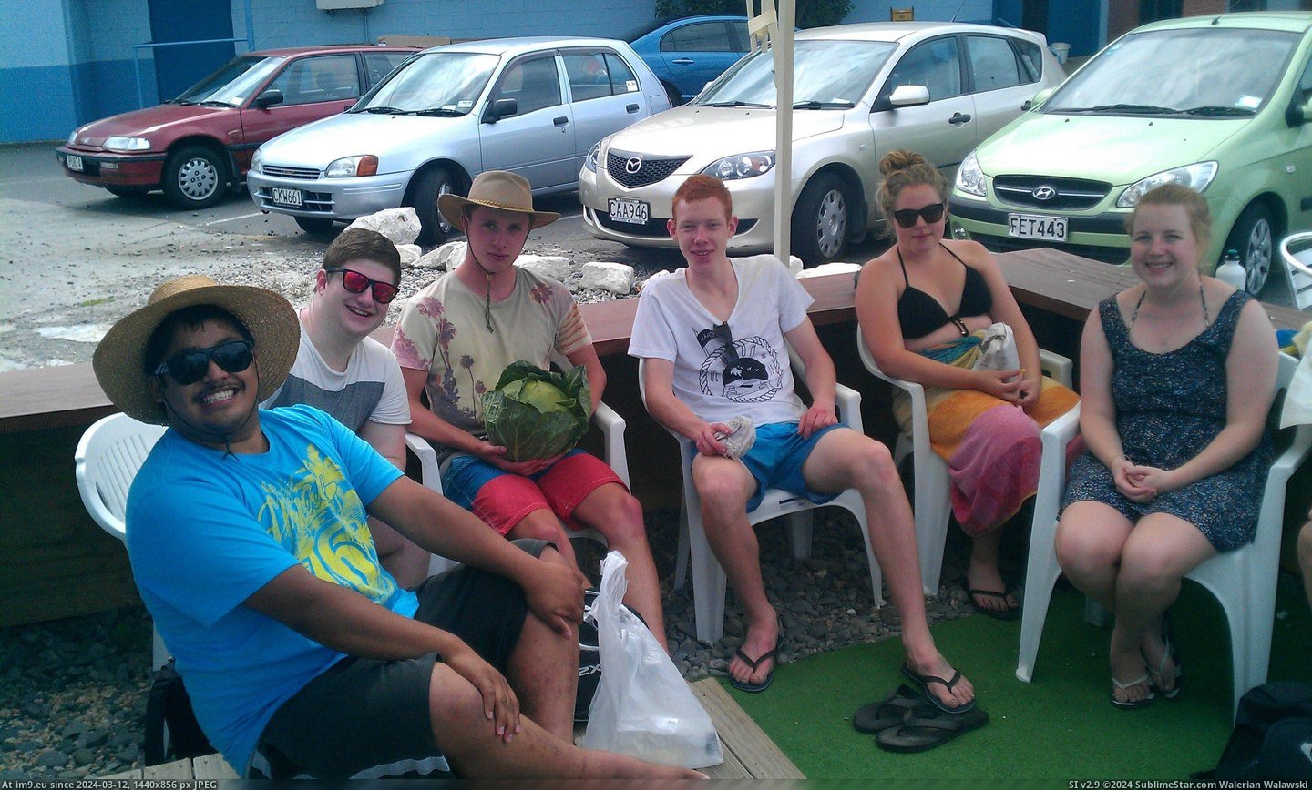 #Beach #Fun #Friends #Mad #Cabbage #Had #Wanted #Bought [Pics] None of my friends wanted to go to the beach with me so I bought a cabbage and had even more fun without them. I also mad Pic. (Obraz z album My r/PICS favs))