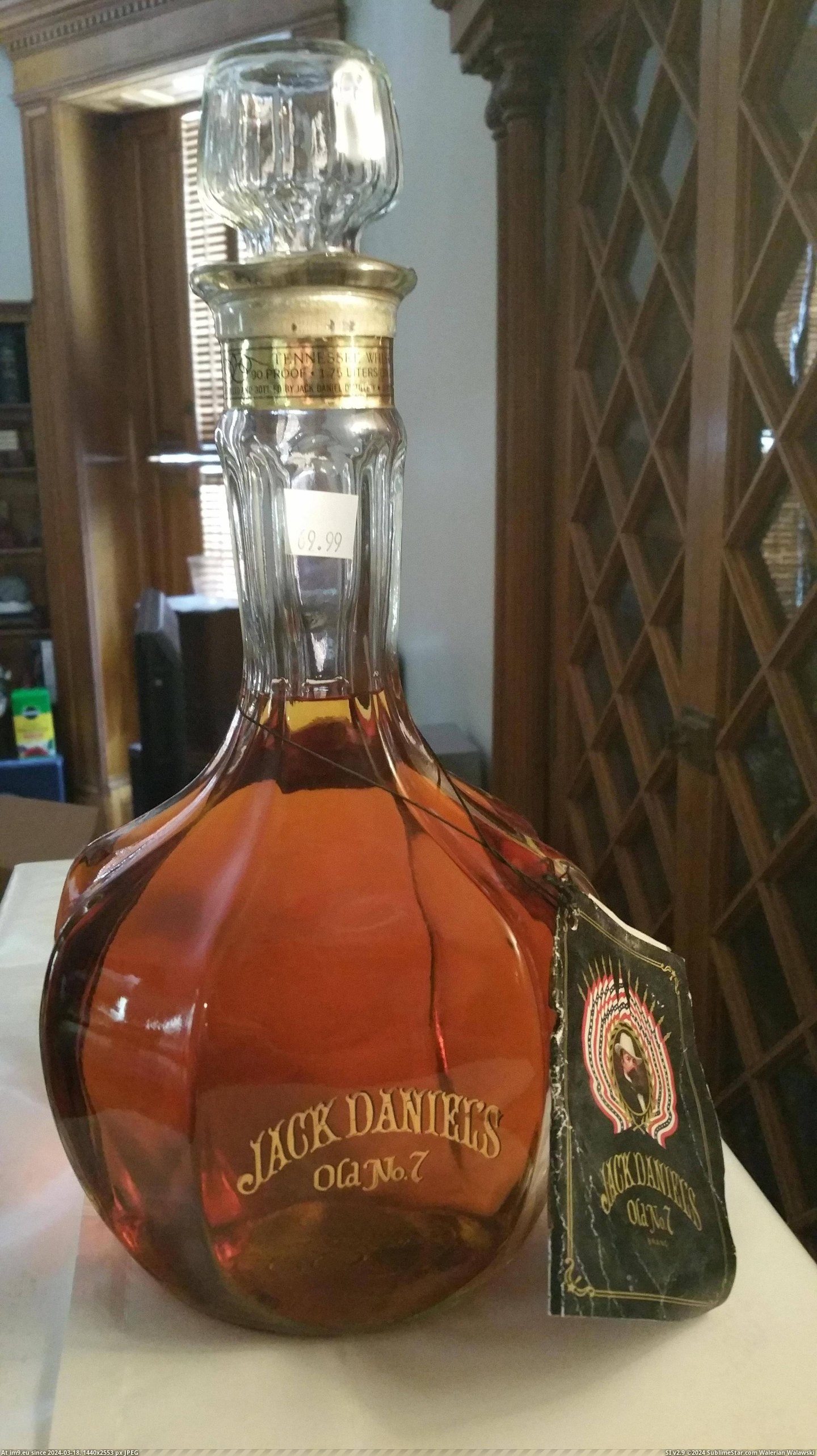 #Wife #Store #Office #Owner #Liquor #Passed #Stuck #Price [Pics] So the liquor store owner passed, his wife found this stashed back in the office, put a price on it($69.99), and stuck it Pic. (Image of album My r/PICS favs))