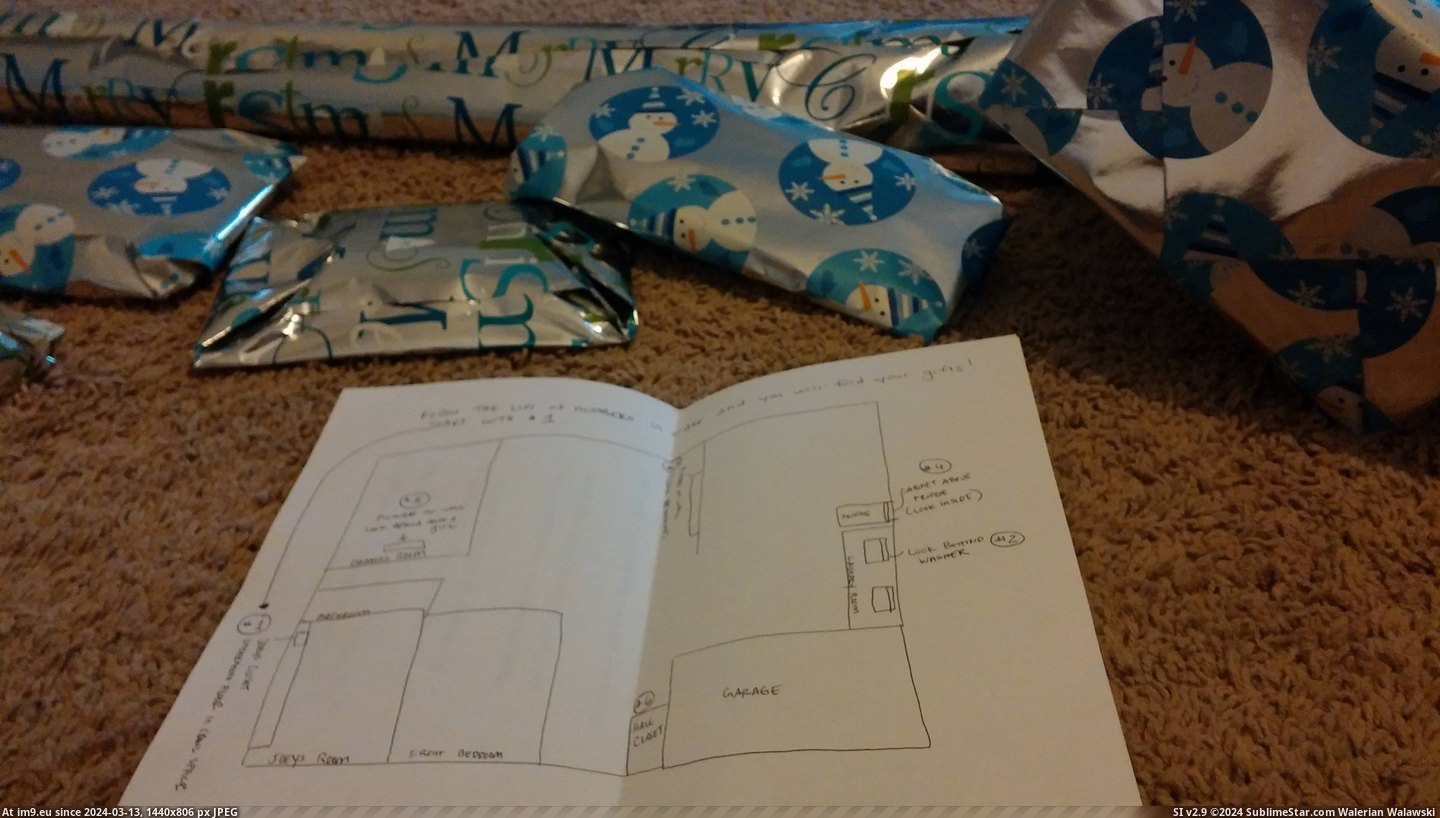 #For #California #Ago #House #Call #Spending #Managed #Gifts #Christmas #Left #Week #Roommate [Pics] Spending Christmas alone,my roommate left for California a week ago and managed to hide 6 gifts around the house and call Pic. (Image of album My r/PICS favs))