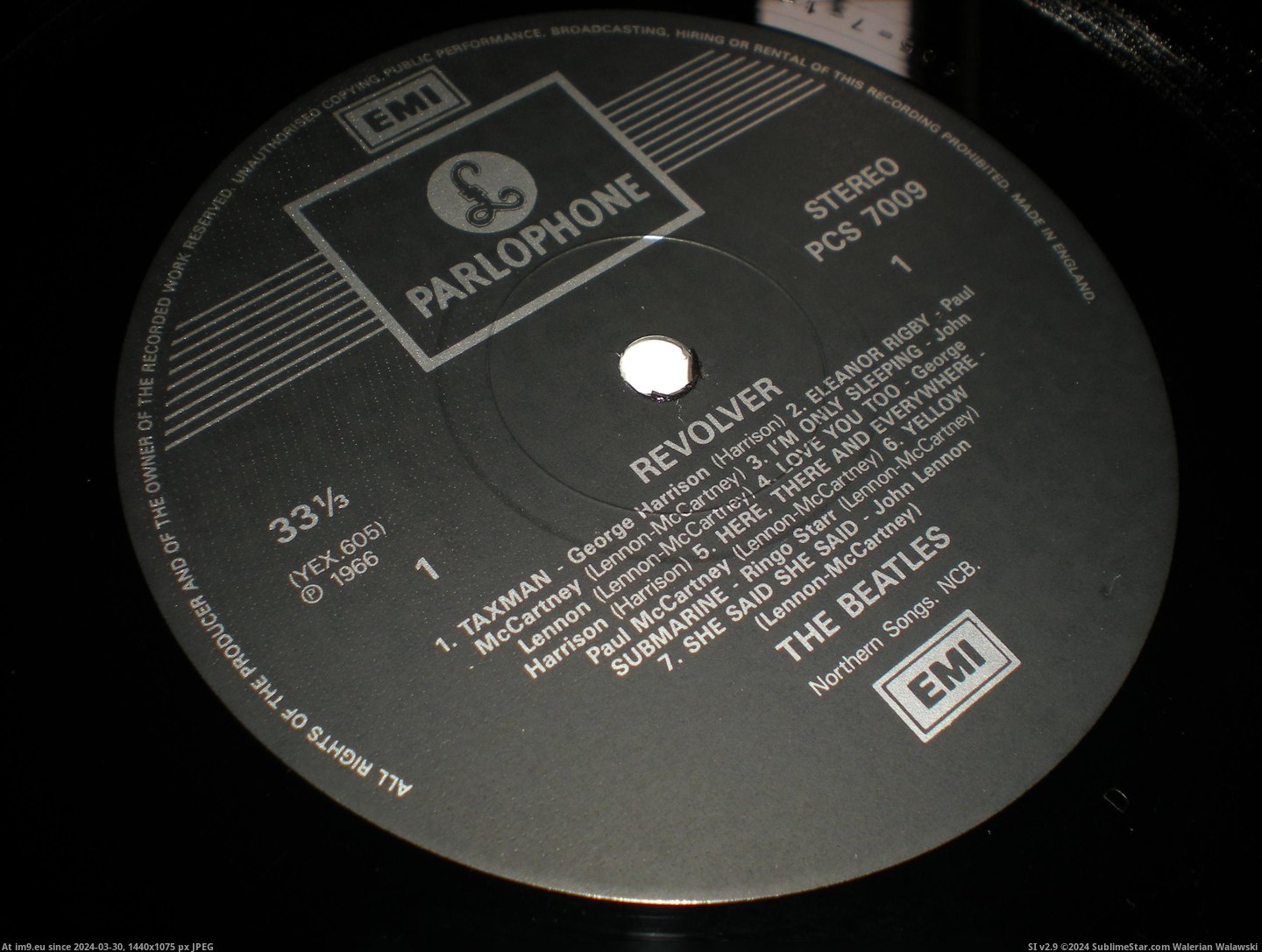 #Revolver  #Barcoded Revolver barcoded 1 Pic. (Image of album new 1))