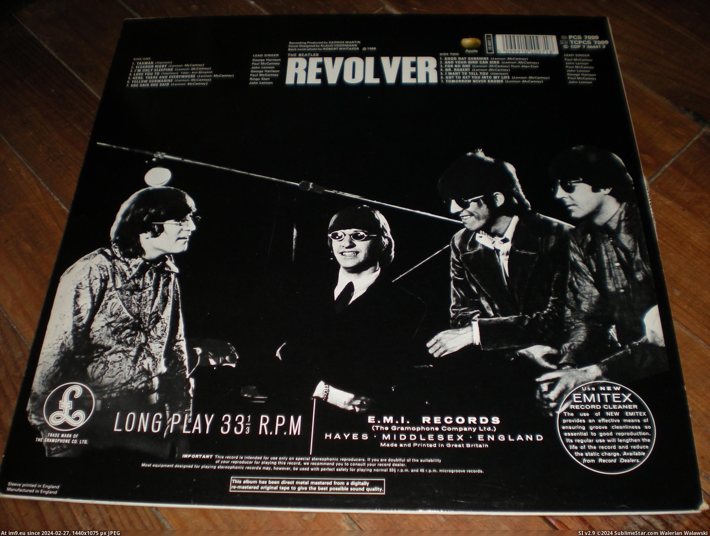 #Revolver  #Barcoded Revolver barcoded 7 Pic. (Image of album new 1))