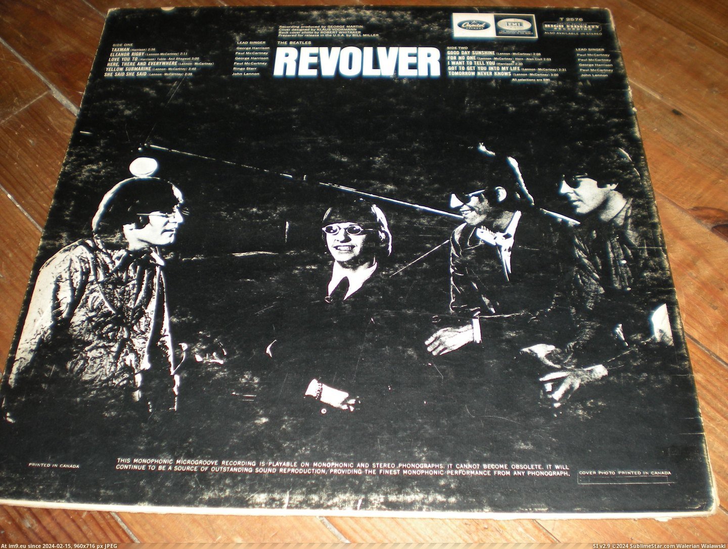 #Revolver  #Capitol Revolver Capitol 8 Pic. (Image of album new 1))