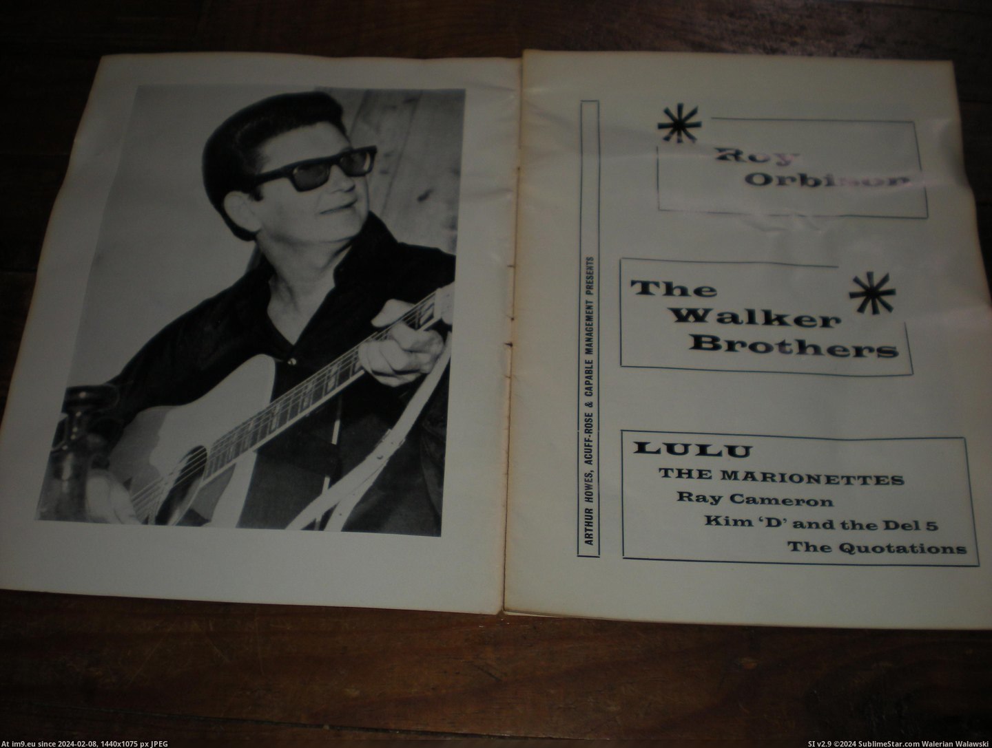 #Roy #Orbison #Prog Roy Orbison Prog 2 Pic. (Bild von album new 1))