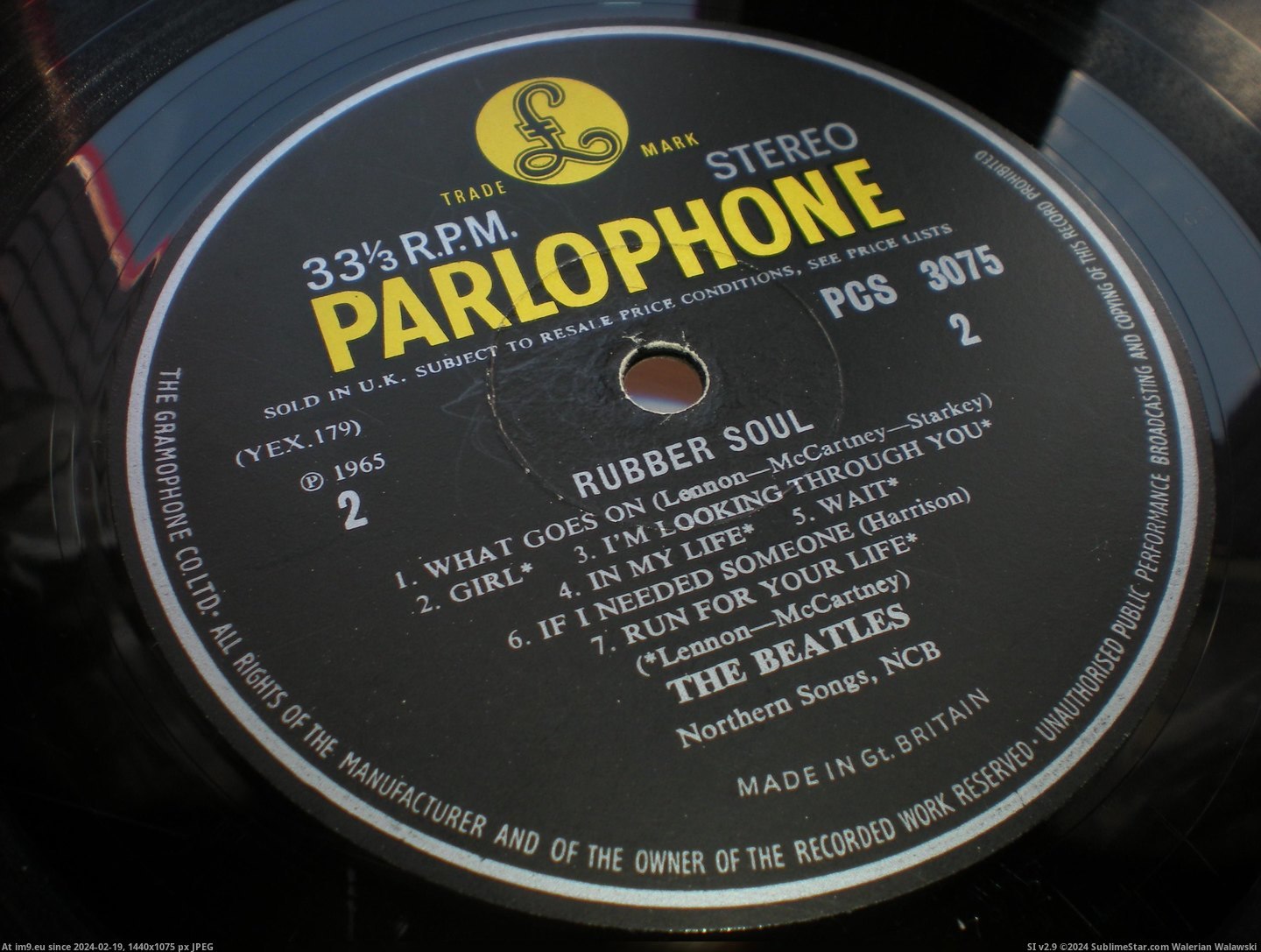#Rubber #Stereo #Soul Rubber Soul STEREO 4 Pic. (Image of album new 1))