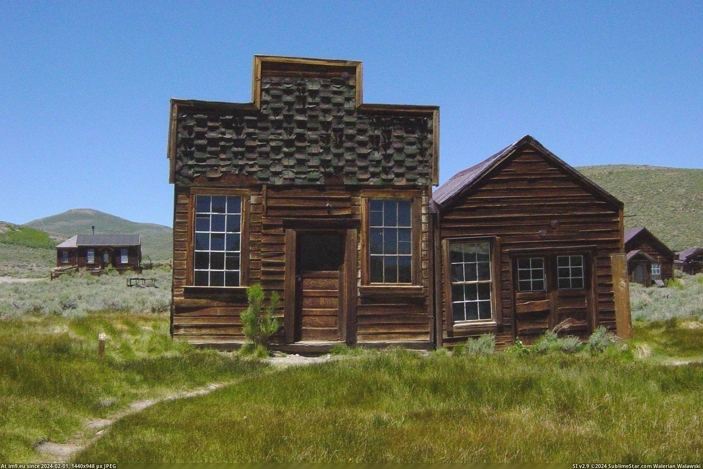 Sam Leon Bar And Barber Shop In Bodie, California (in Bodie - a ghost town in Eastern California)
