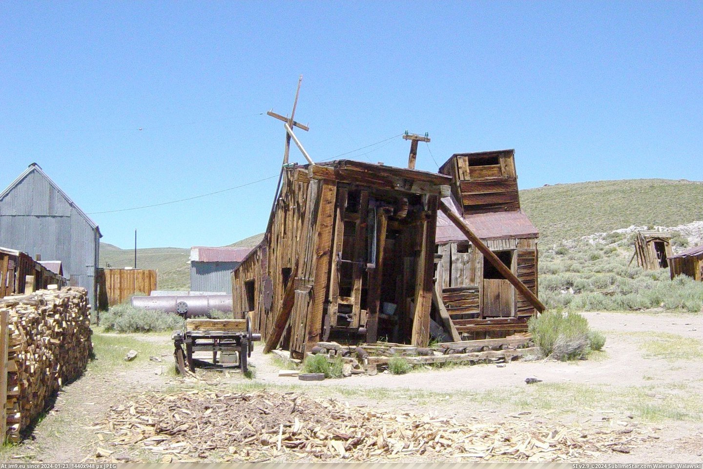#California #Sawmill #Bodie Sawmill In Bodie, California Pic. (Изображение из альбом Bodie - a ghost town in Eastern California))