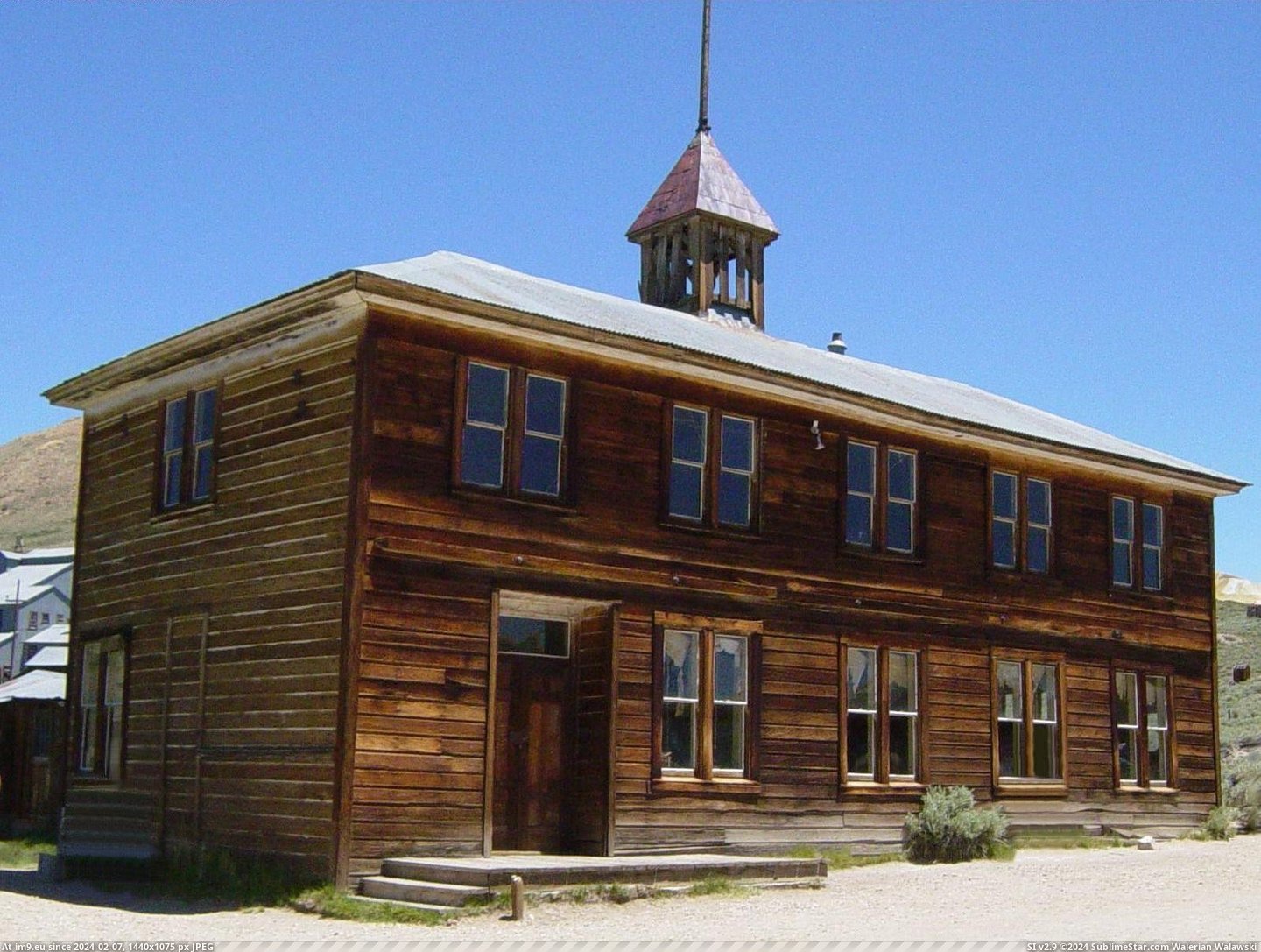School House In Bodie, California (in Bodie - a ghost town in Eastern California)
