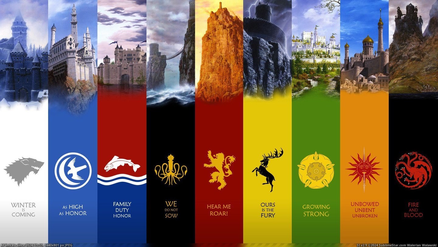 Seven Kingdoms (3) (in Game of Thrones ART (A Song of Ice and Fire))