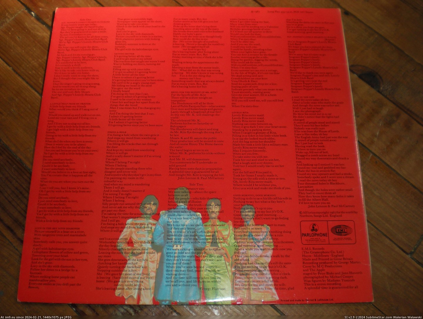 #Sgt #Htm #Pepper Sgt Pepper HTM 6 Pic. (Image of album new 1))