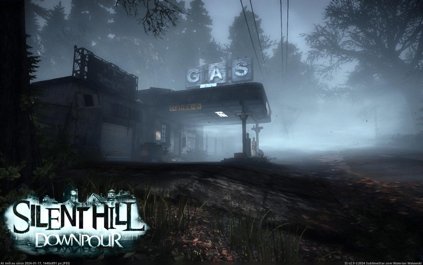 Silent Hill Downpour, Gas Station (in Horror Movie Wallpapers)