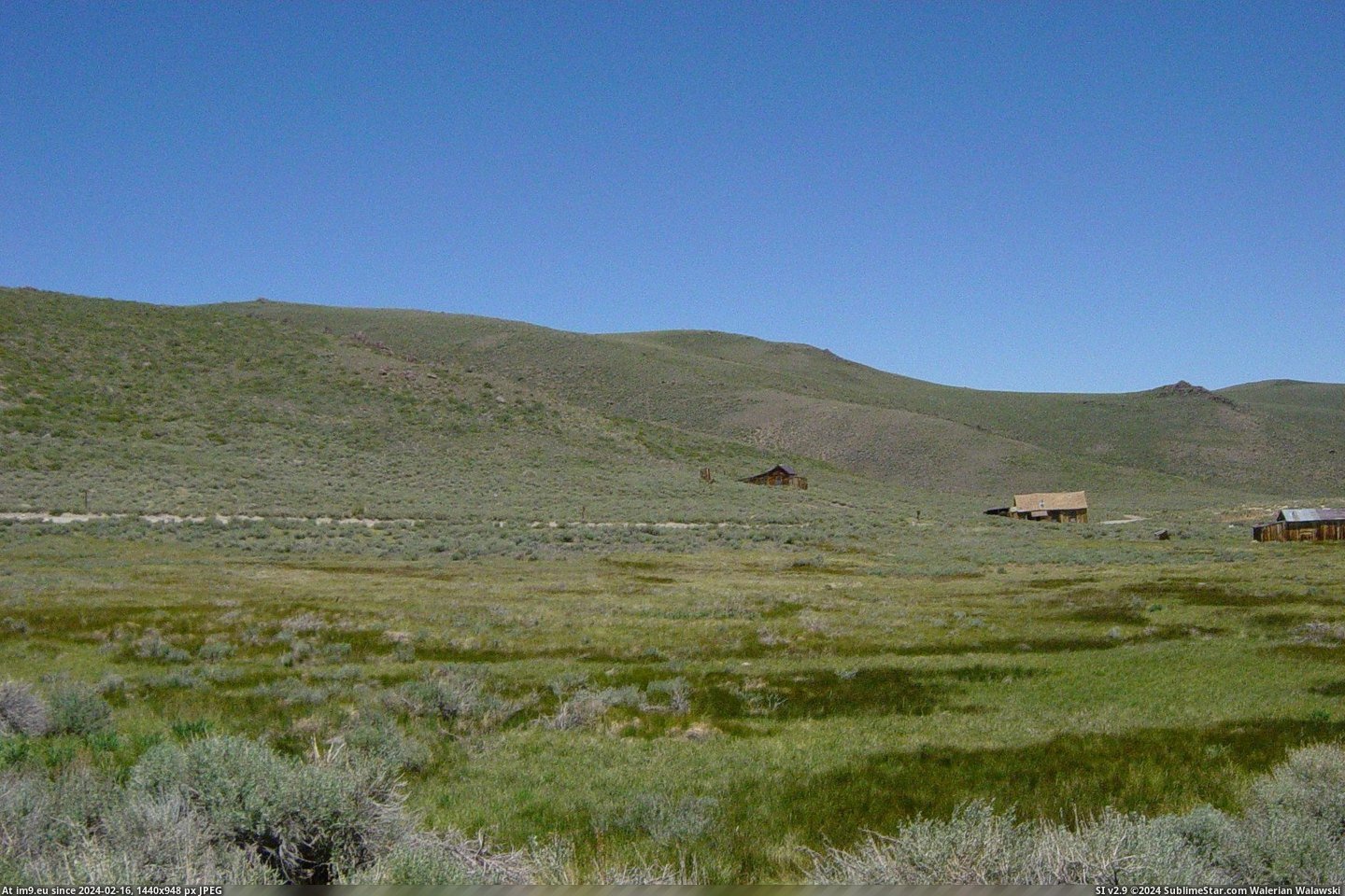 Site Of Chinatown In Bodie, California (in Bodie - a ghost town in Eastern California)