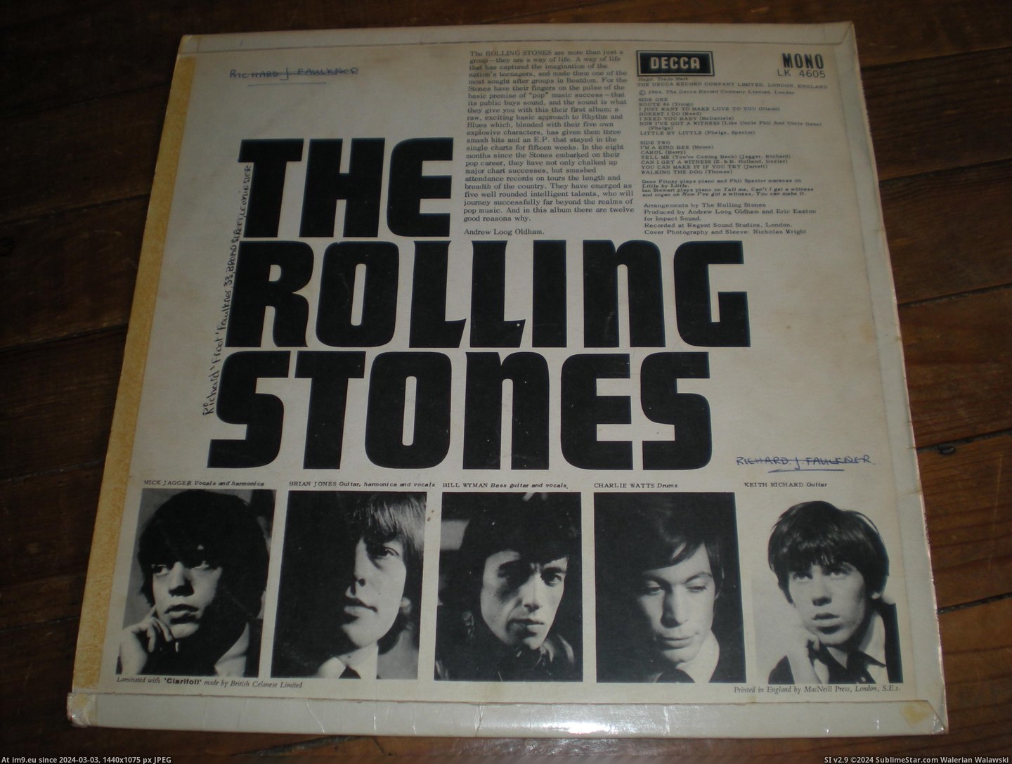 #Stones  #No1 Stones NO1 30-04-14 2 Pic. (Image of album new 1))