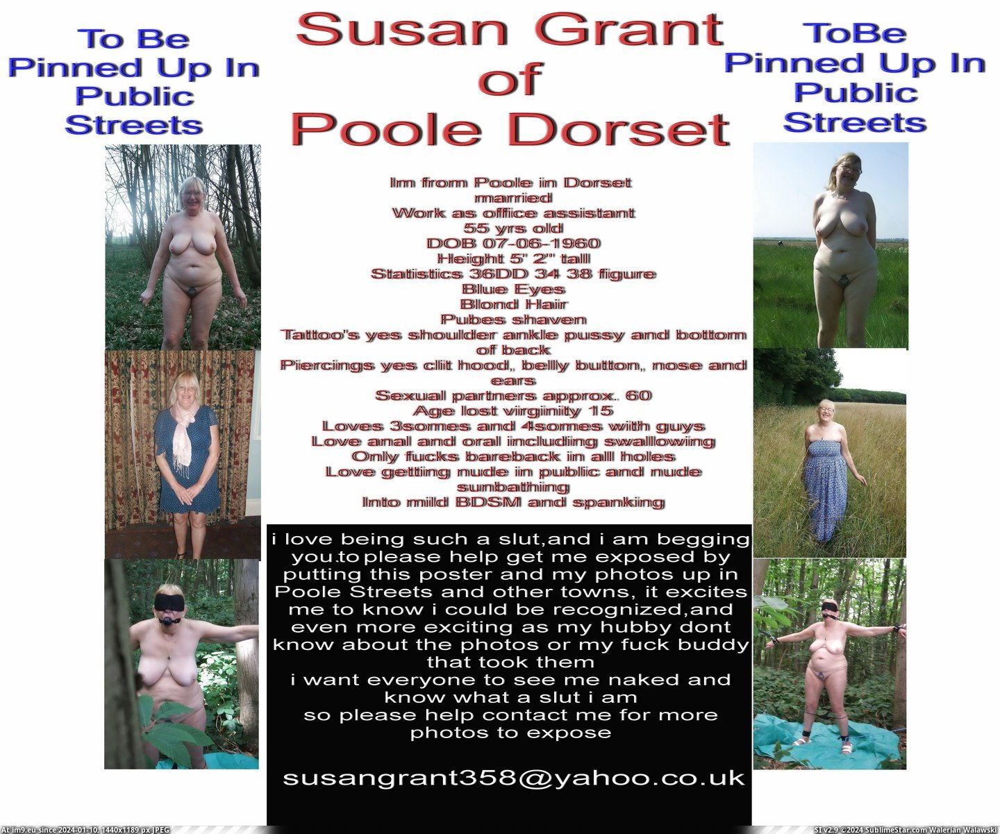 #Poster  #Susan Susan poster Pic. (Obraz z album Susan Grant of Poole Dorset))