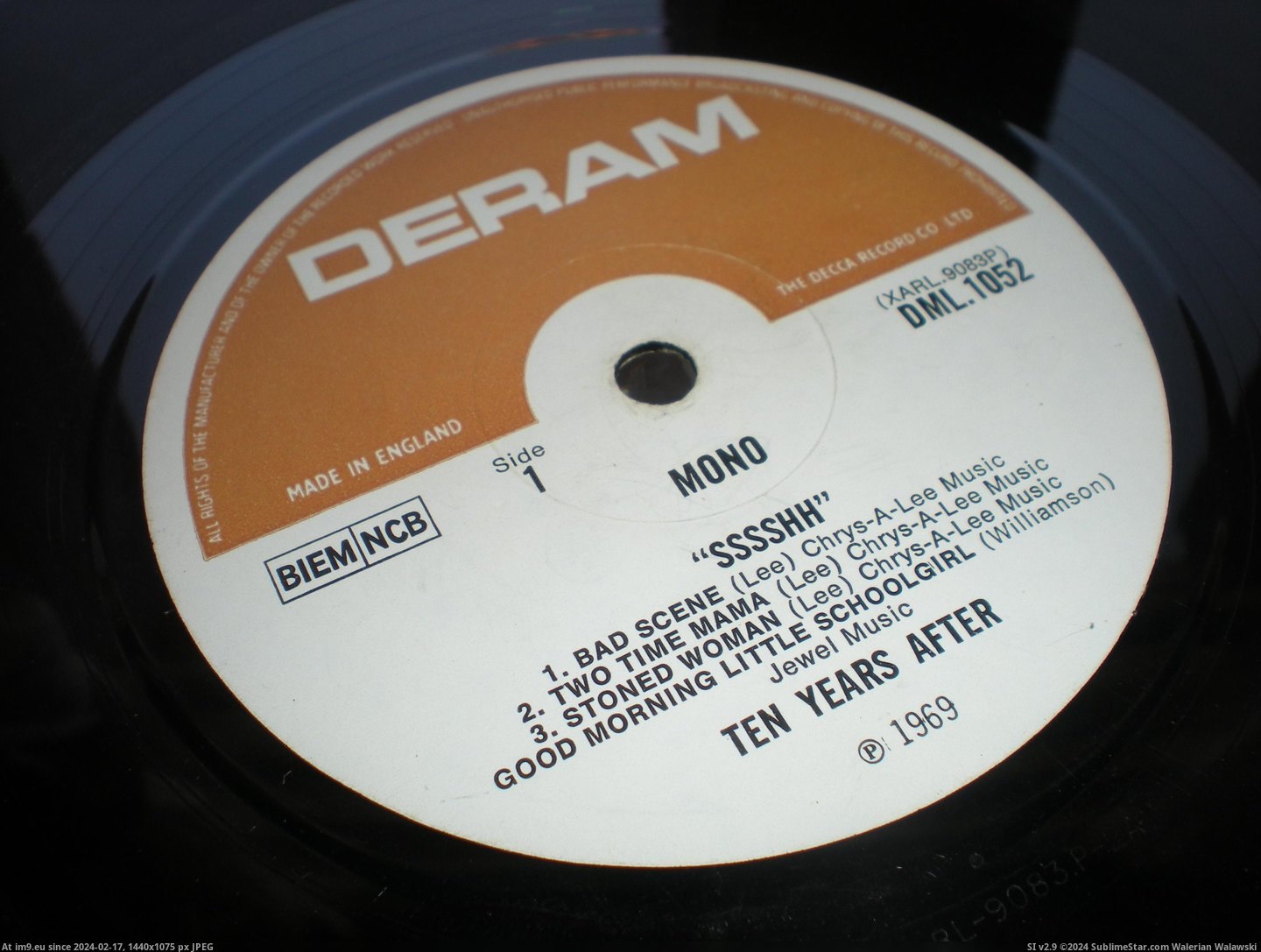 #Years #Deram #Ten Ten Years DERAM 1 Pic. (Image of album new 1))