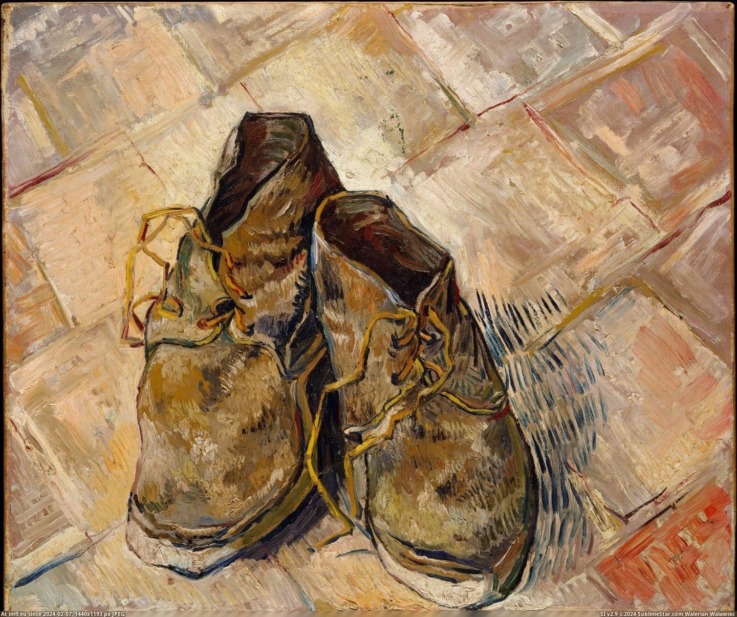 Vincent van Gogh - Shoes (1888) (in Metropolitan Museum Of Art - European Paintings)