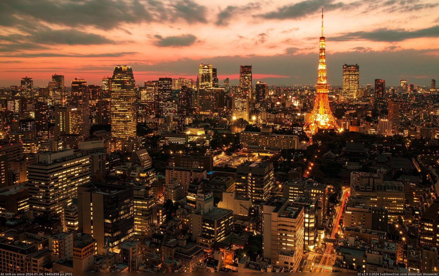 Warm Evening In Tokyo (HD) (in Tokyo HD Wallpapers)