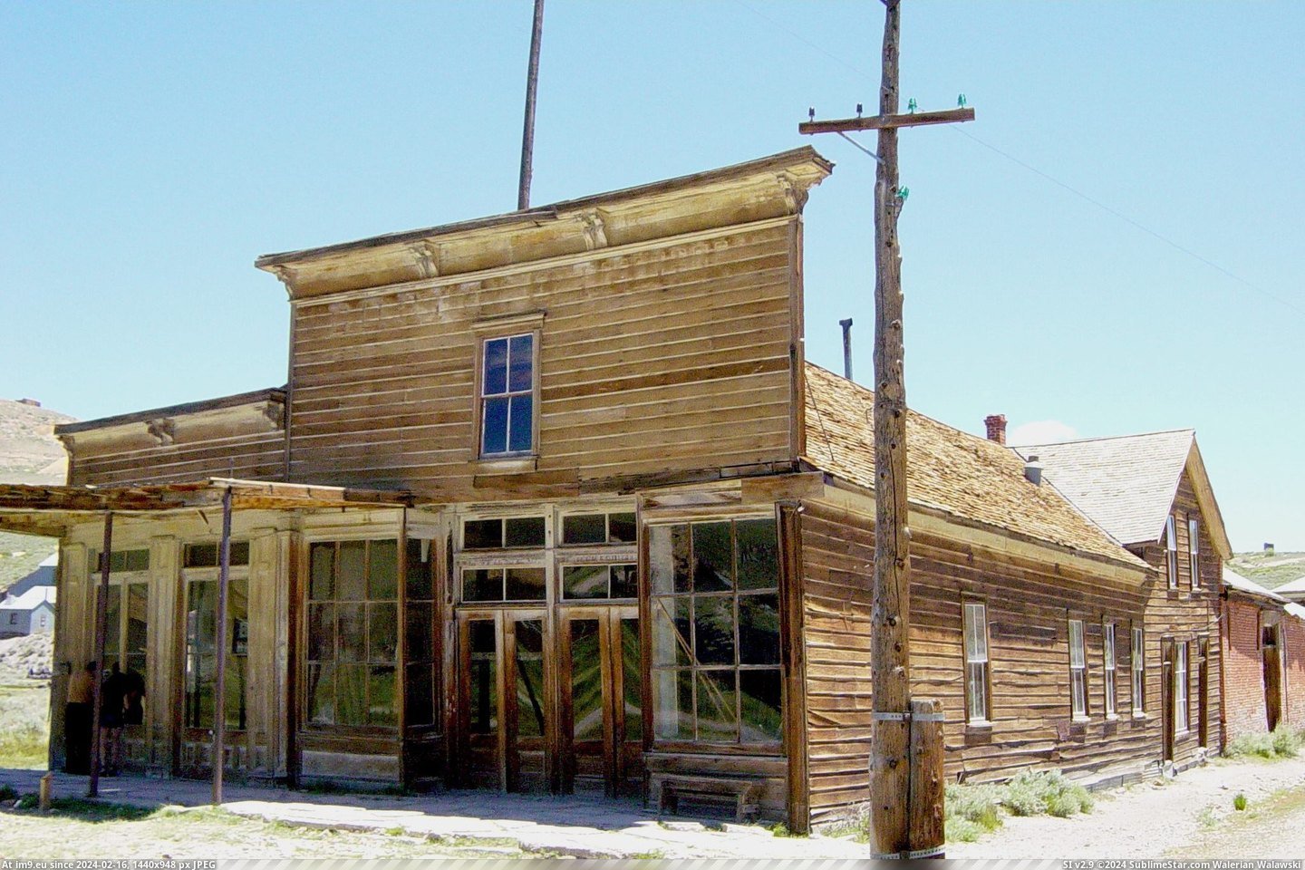 Wheaton And Hollis Hotel And Bodie Store In Bodie, California (in Bodie - a ghost town in Eastern California)