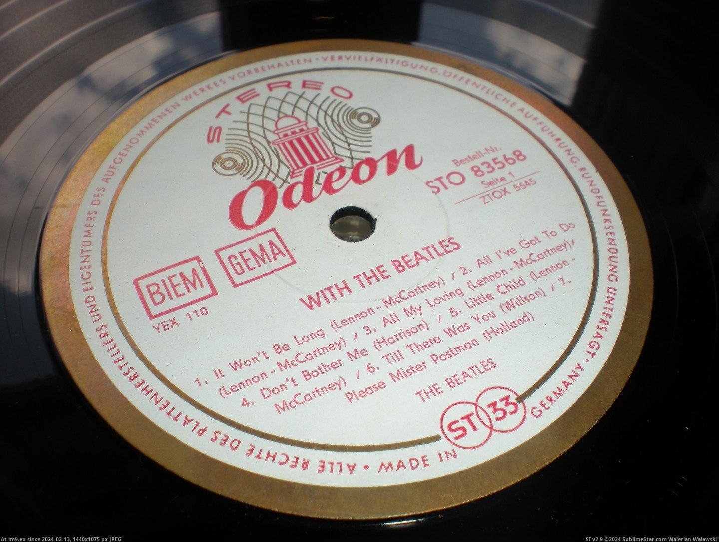 #Beatles #Export #Odeon With The Beatles ODEON Export 9.2 Pic. (Image of album new 1))