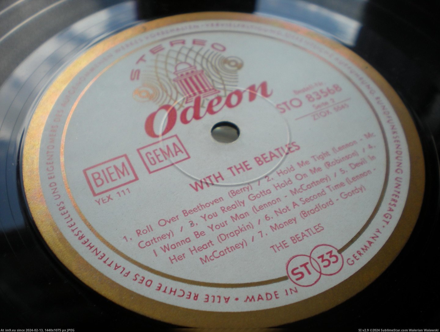 With The Beatles ODEON Export 9 (in New 1)