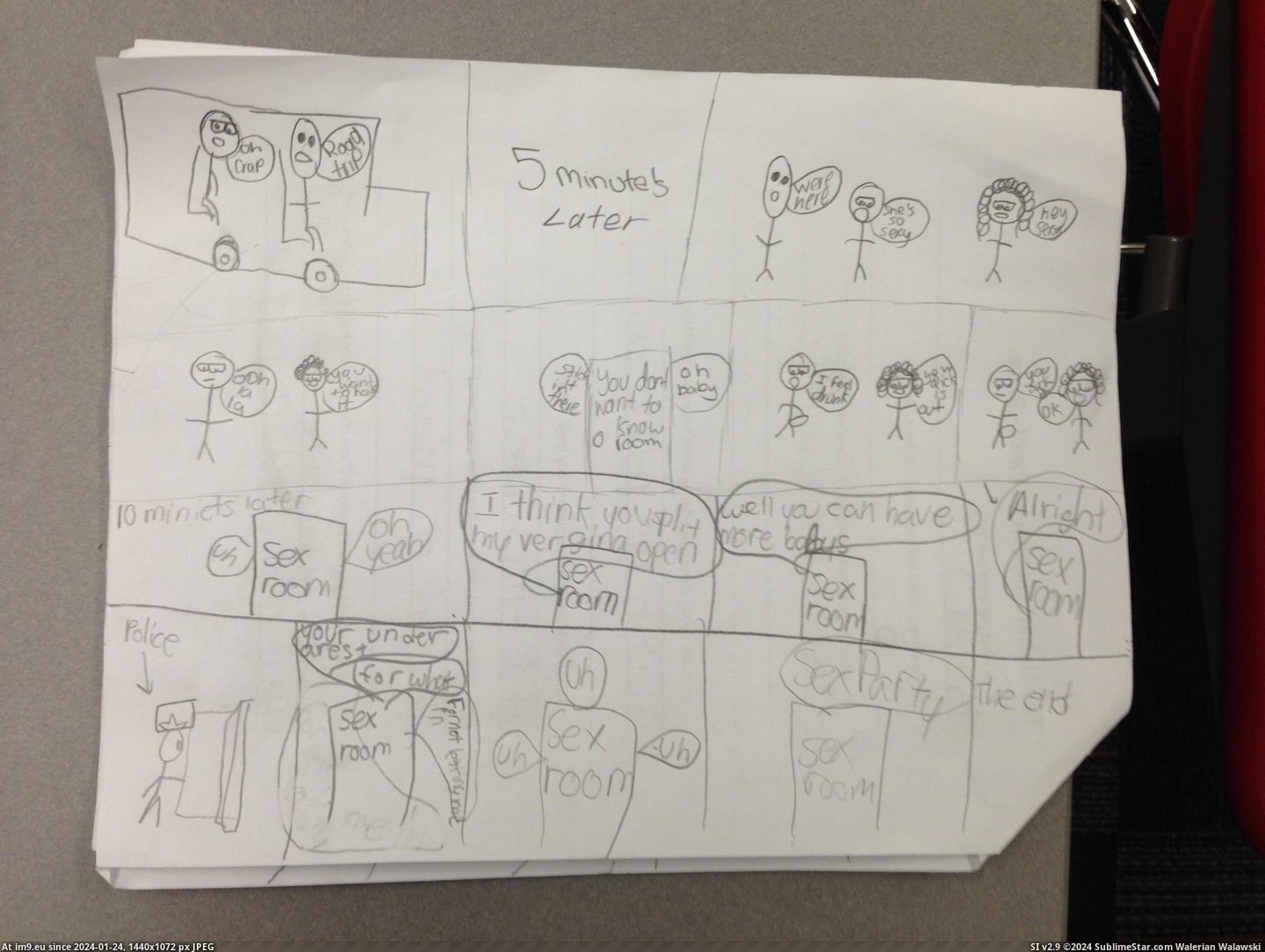 #Wtf #Cartoon #Grader #Confiscated #5th #Teachers [Wtf] Cartoon confiscated from 5th grader  Teachers Pic. (Bild von album My r/WTF favs))