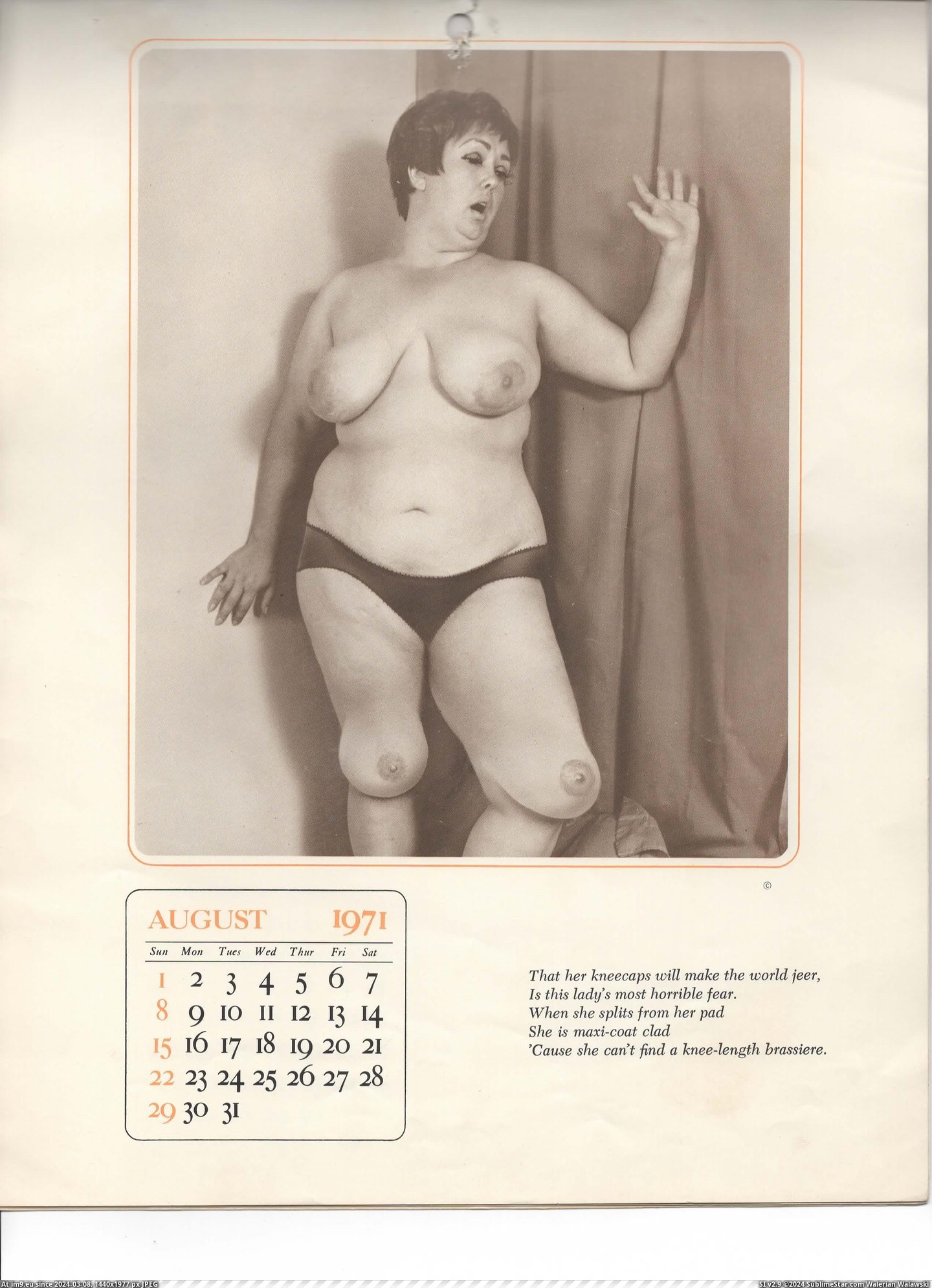 #Wtf #Calendar #Grandma #House [Wtf] Found this calendar at my grandma's house (NSFW) 5 Pic. (Image of album My r/WTF favs))