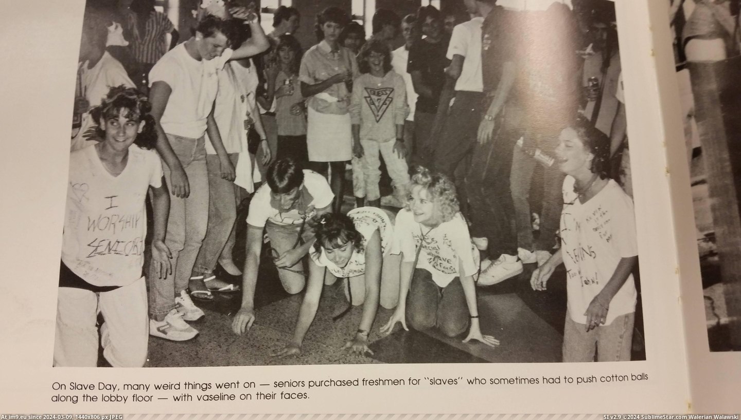 #Wtf #Yearbook #School [Wtf] From our school's 1986 yearbook Pic. (Image of album My r/WTF favs))