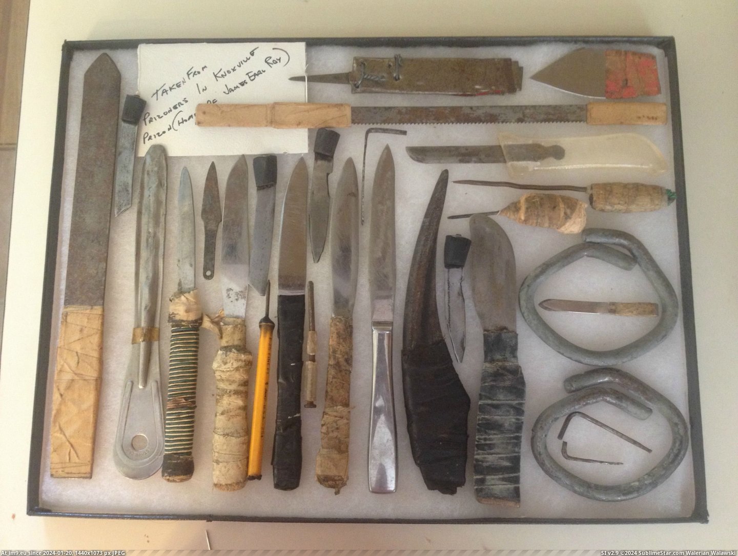 #Collection #Wtf #Shanks #Prison #Confiscated [Wtf] My collection of confiscated prison shanks Pic. (Obraz z album My r/WTF favs))