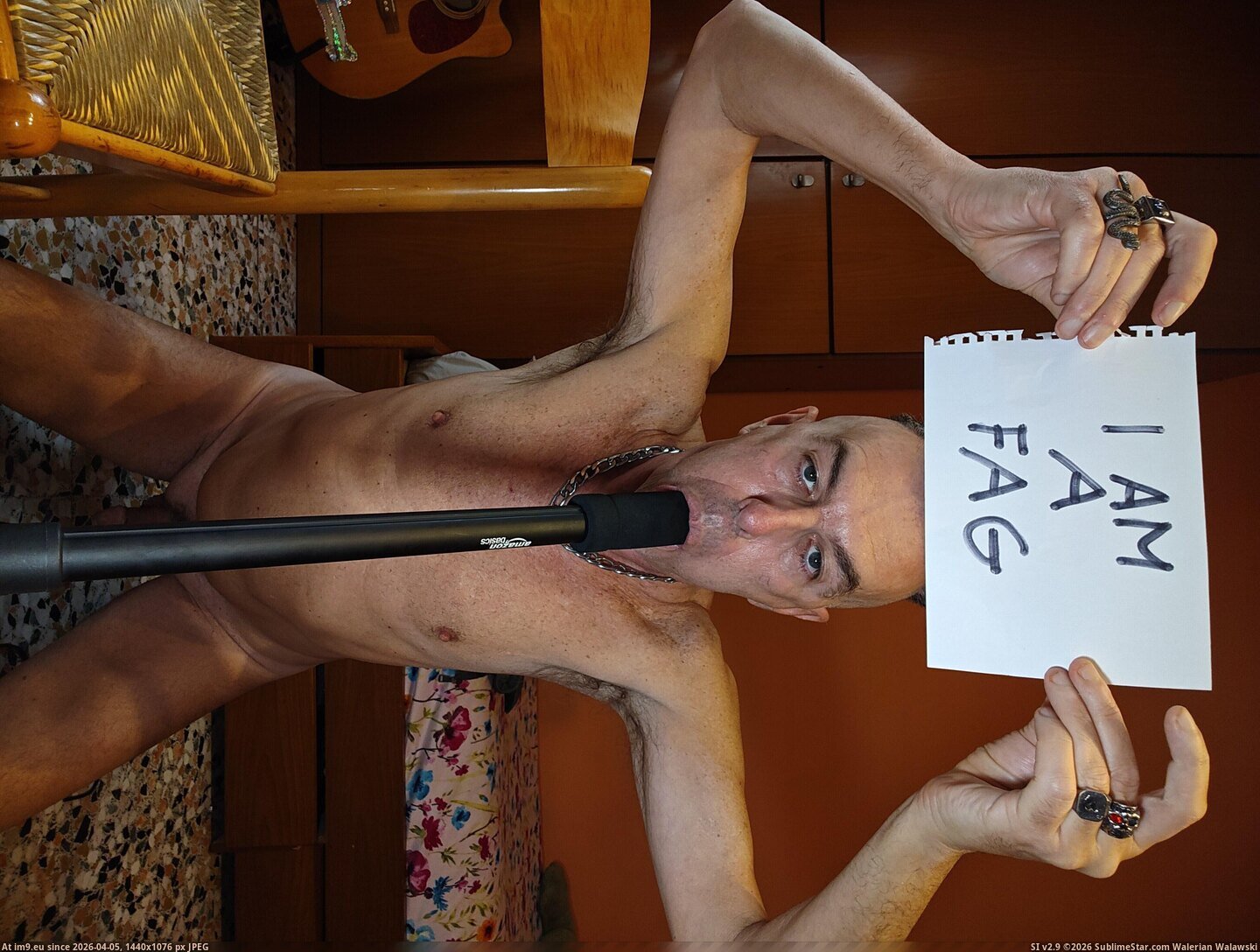 #Porn #Fag #Gayporn #Faggot #Analinsertion #Toys #Dildo 1000005065 Pic. (Bild von album Gaypornfag Total impaled))