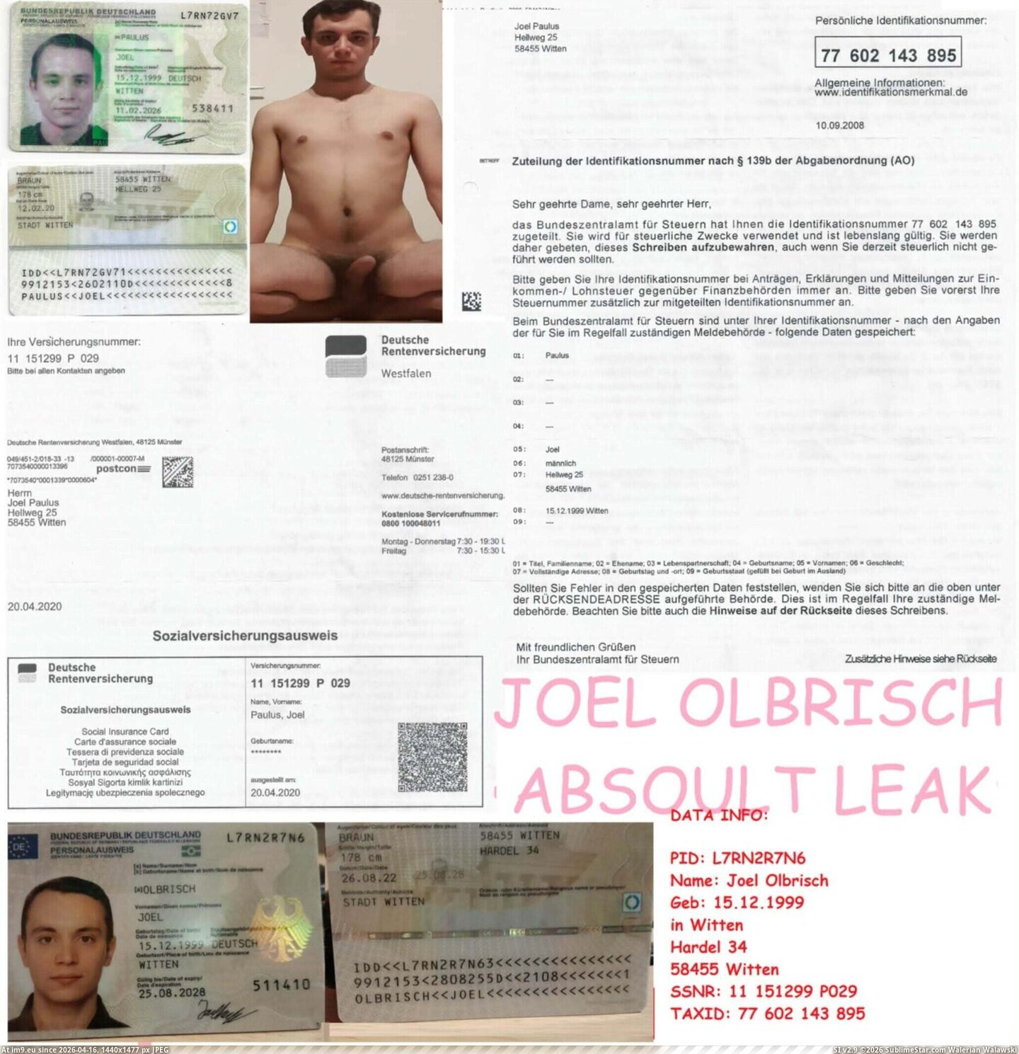 #Nude #Exposed #Leaked #Joel #Ssnr #Taxid #Olbrisch #Check #Nackt #Paulus 1000047185 Pic. (Image de album Instant Upload))