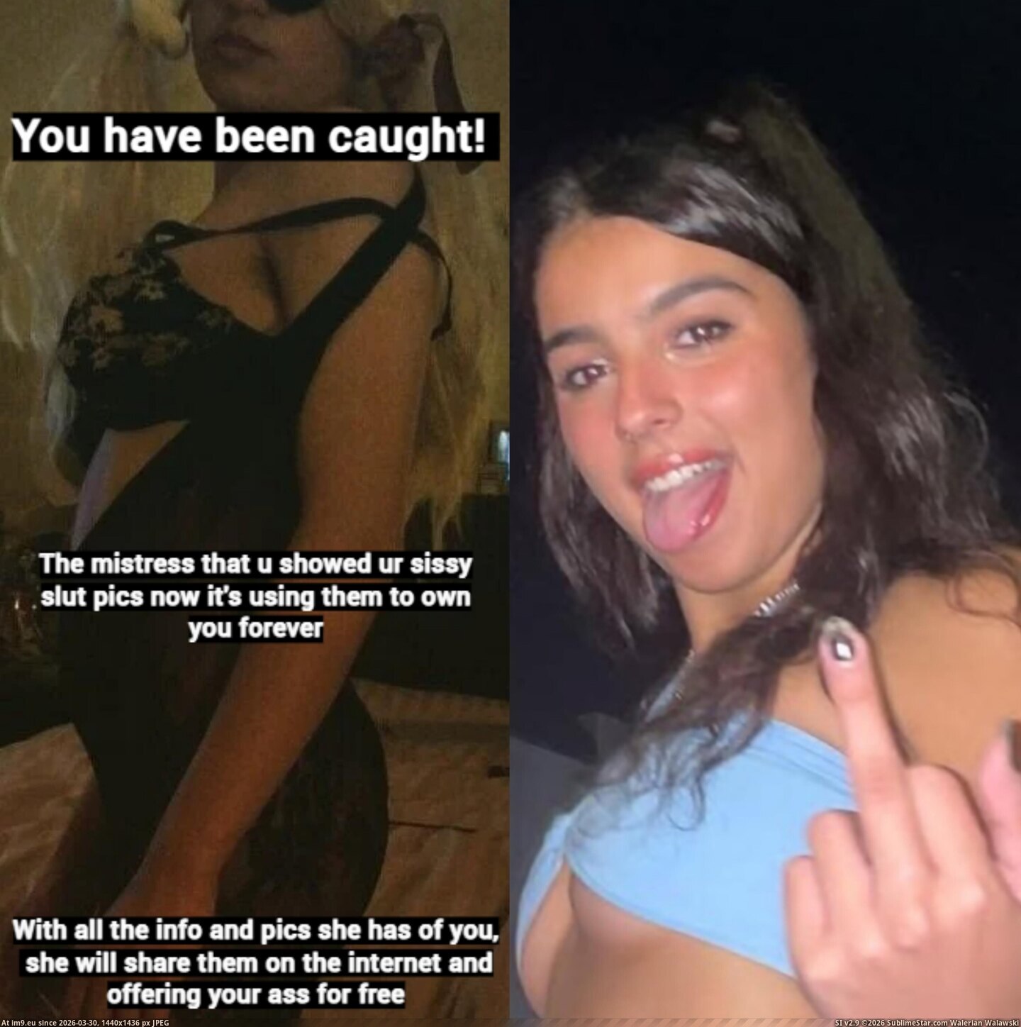 in Teen Femdom Webslut Captions 1000059793 Pic. (Obraz z album Teen Femdom Webslut Captions))