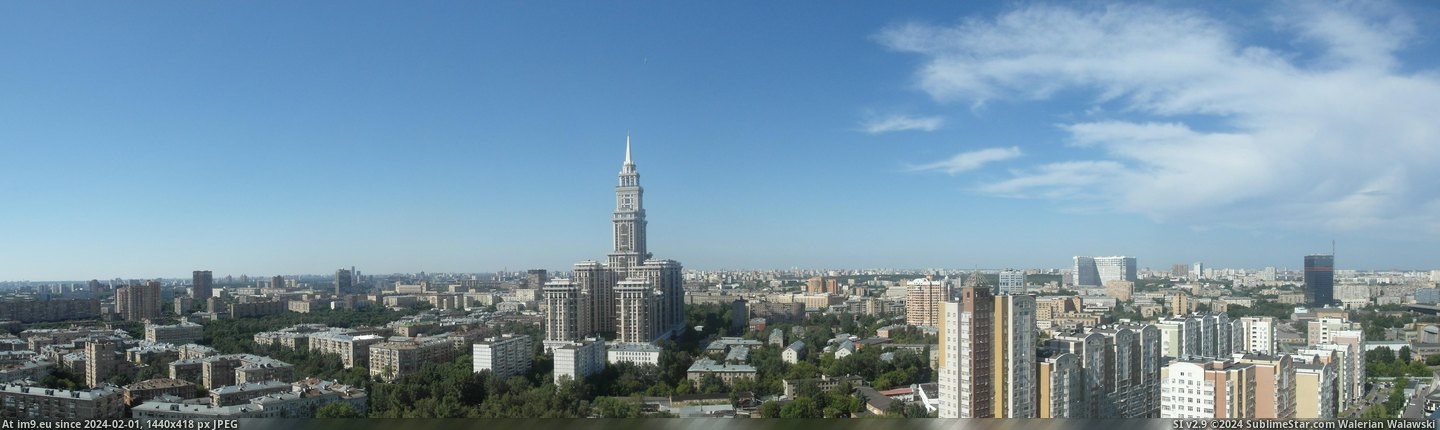 11 Panorama Moskvi V Rayone Sokol Ot Hodinskogo Polya (in Panoramic Photos Moscow City)