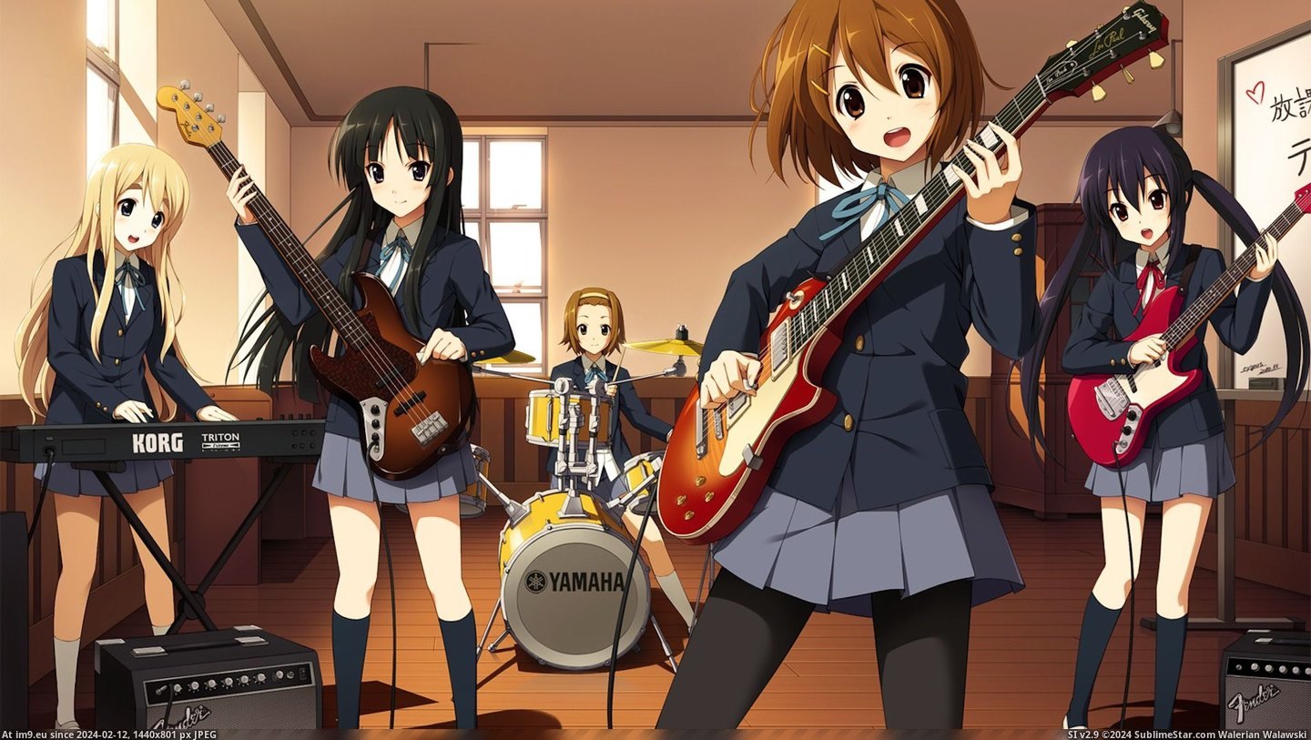 86521 Akiyama Mio Cygnus Drums Group Guitar Hirasawa Yui Instrument K On! Kotobuki Tsumugi Nakano Azusa Seifuku Tainaka Ritsu Mx (in Anime Wallpapers 1920x1080 (HD manga))