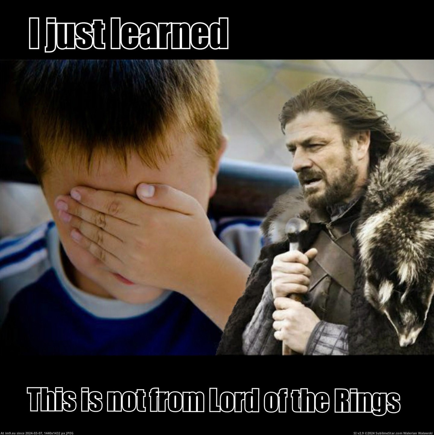 #Line  #Boromir [Adviceanimals] No wonder I couldn't remember Boromir saying that line. Pic. (Image of album My r/ADVICEANIMALS favs))