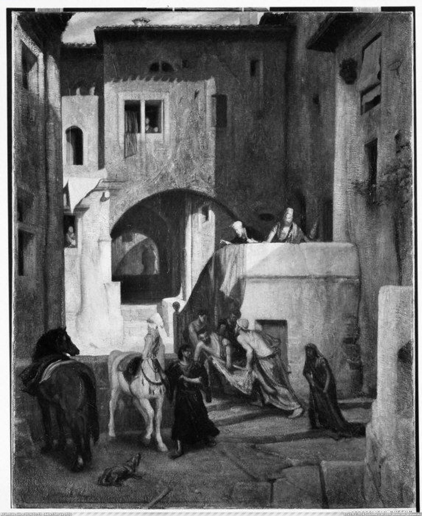 Alexandre-Gabriel Decamps - The Good Samaritan (in Metropolitan Museum Of Art - European Paintings)
