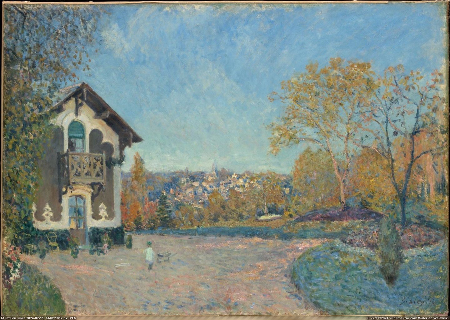 Alfred Sisley - View of Marly-le-Roi from Coeur-Volant (1876) (in Metropolitan Museum Of Art - European Paintings)