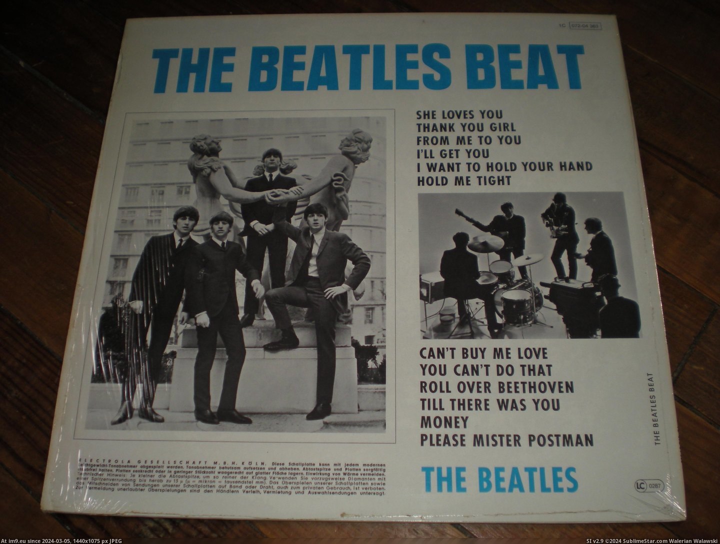 #Beatles #Beat #Odeon Beatles Beat ODEON 7 Pic. (Obraz z album new 1))