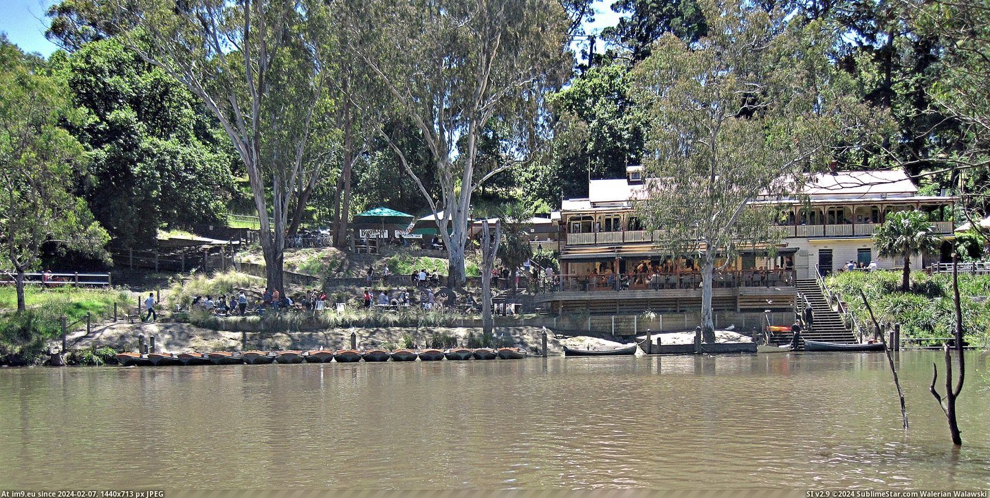boathouse on river (in Yarra)