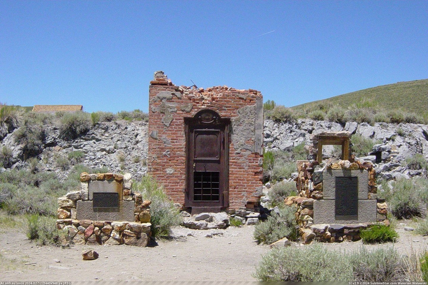 #California #Bodie #Bank #Ruins Bodie Bank Ruins In Bodie, California Pic. (Image of album Bodie - a ghost town in Eastern California))