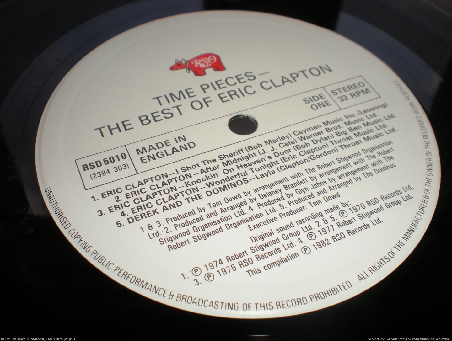 #Clapton  #Timepieces Clapton TIMEPIECES 4 Pic. (Image of album new 1))