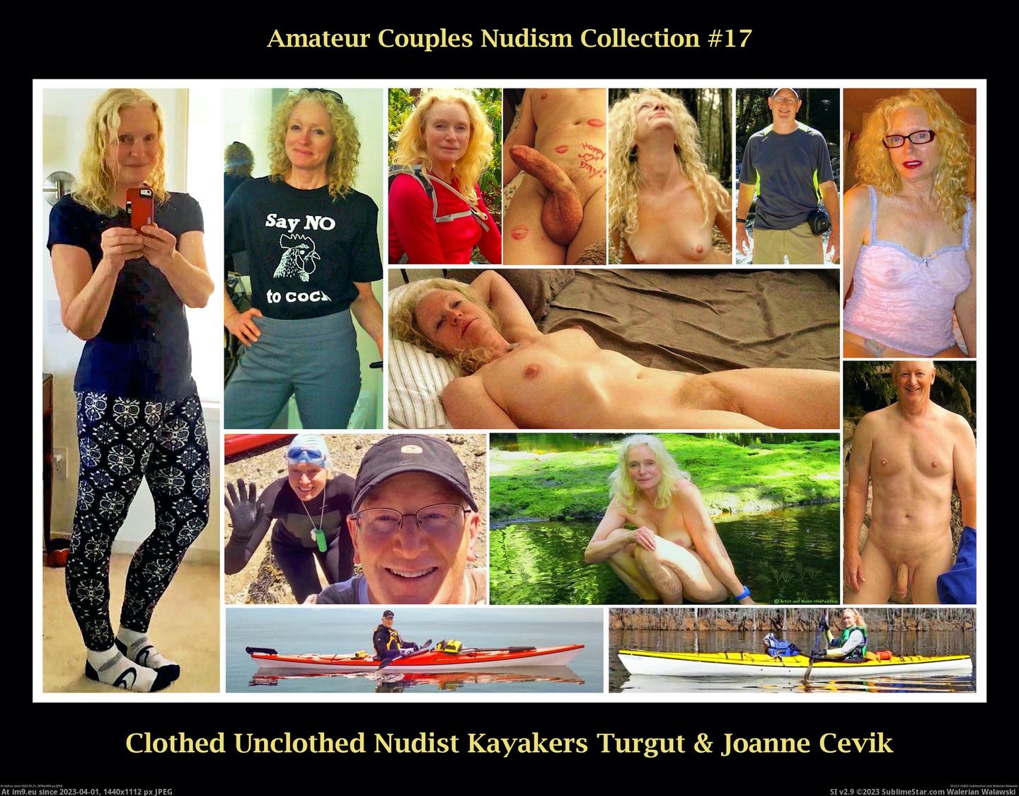 #Amateur #Nude #Milf #Mature #Clothed #Couple #Undressed #Unclothed #Outdoors #Hikepaddlerun Clothed Unclothed Amateur Nanaimo Nudist Kayakers Pic. (Obraz z album Instant Upload))
