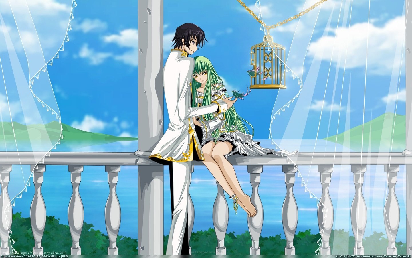 Code Geass Anime Boy Couple Cute Girl Love (HD) (in HD Wallpapers - anime, games and abstract art/3D backgrounds)