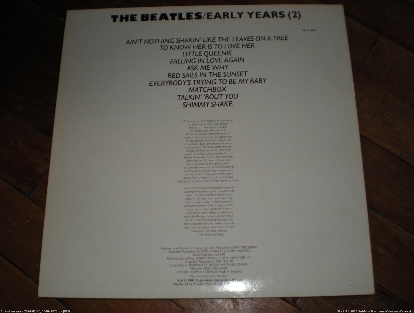 #Years #Vol #Early Early Years vol 2 6 Pic. (Image of album new 1))