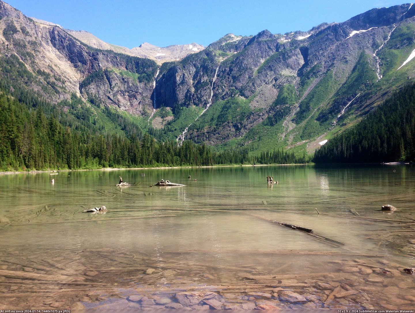 #Picture #Park #National #Glacier #Trip #Montana #Avalanche #Lake #Summer #3264x2448 [Earthporn] A picture from my trip to Montana this summer. Avalanche Lake, Glacier National Park. [OC] [3264x2448] Pic. (Obraz z album My r/EARTHPORN favs))