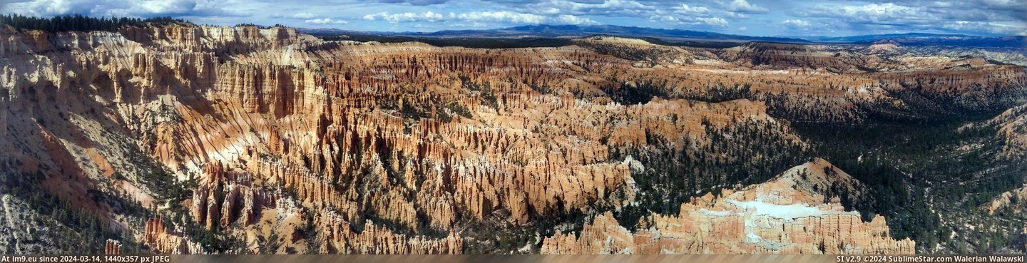 #Canyon #Utah #Bryce #Point [Earthporn] Bryce Point in Bryce Canyon, Utah [OC] [4624x1160] Pic. (Image of album My r/EARTHPORN favs))