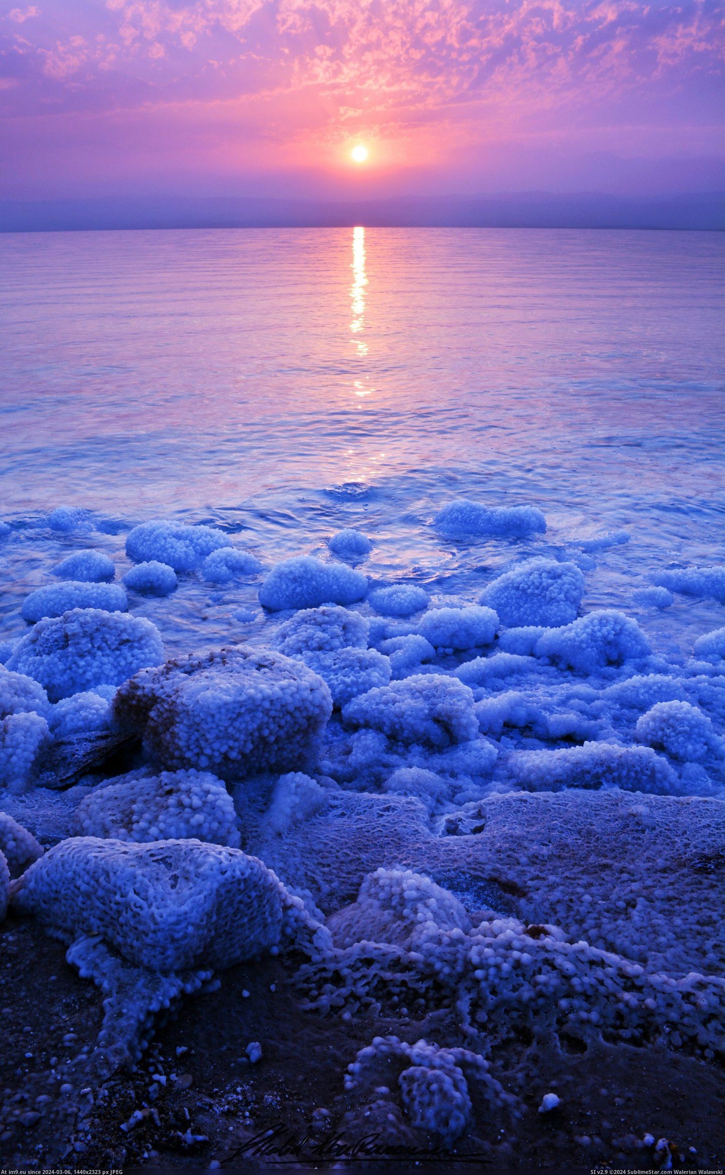 #Sunset #Sea #Jordan #Dead [Earthporn] Dead Sea Sunset, Jordan  [3708X6000] Pic. (Image of album My r/EARTHPORN favs))