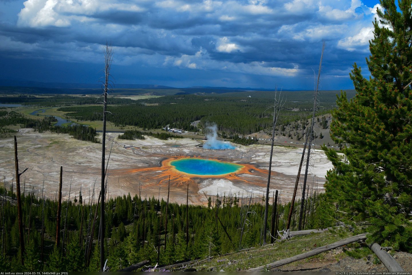#Park #National #Yellowstone #4928x3264 #Prismatic #Grand #Spring [Earthporn] Grand Prismatic Spring, Yellowstone National Park. [4928x3264] Pic. (Image of album My r/EARTHPORN favs))