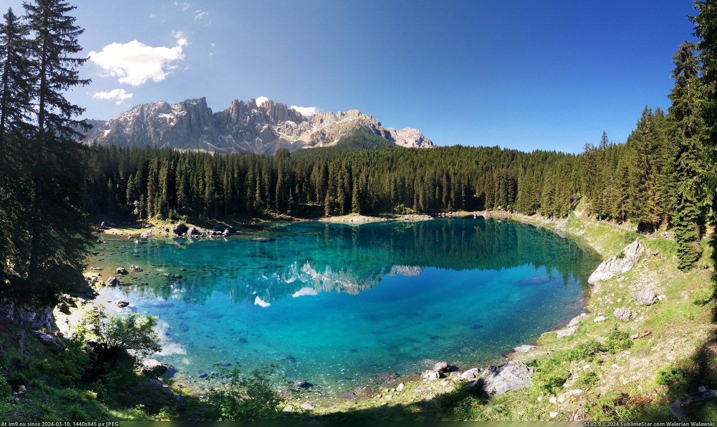  #Lago  [Earthporn] Lago di Carezza [7720x4540] Pic. (Image of album My r/EARTHPORN favs))