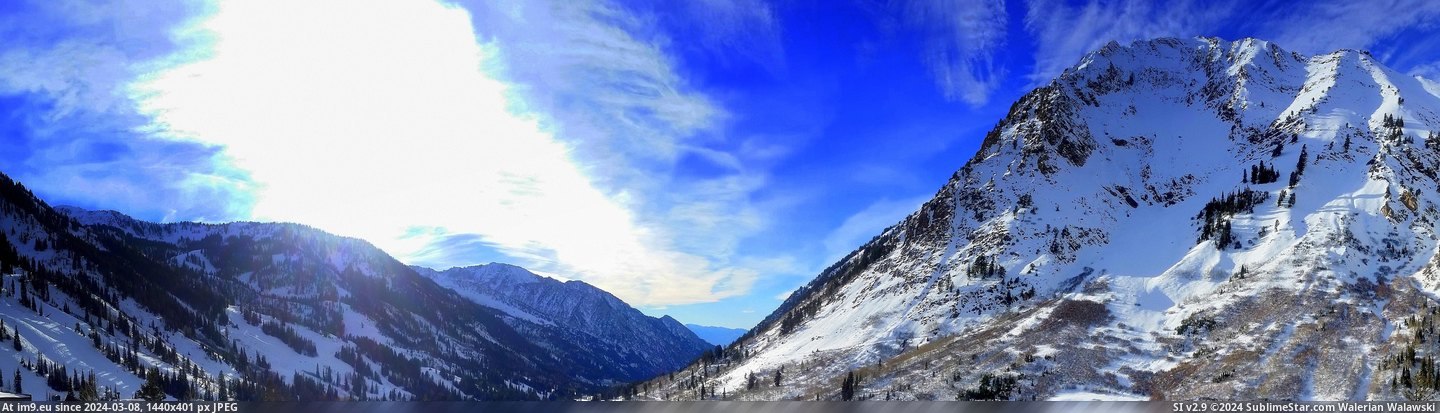 #Picture #Nice #Phone #Cottonwood #Canyon #Camera [Earthporn] [OC] Not the best picture since I'm using a phone camera. But I think it's a nice view of Little Cottonwood Canyon,  Pic. (Изображение из альбом My r/EARTHPORN favs))