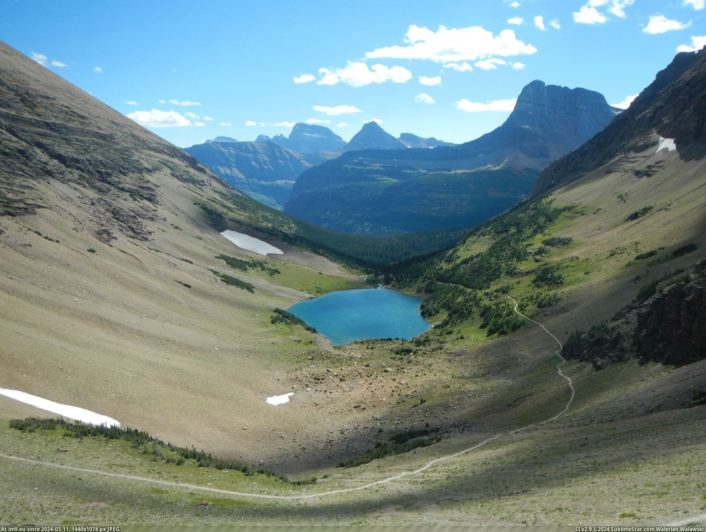 #Park #National #Trail #Heading #Ptarmigan #Lake #Glacier [Earthporn] On the trail, heading towards Ptarmigan Lake: Glacier National Park MT [OC] [4608x3546] Pic. (Image of album My r/EARTHPORN favs))